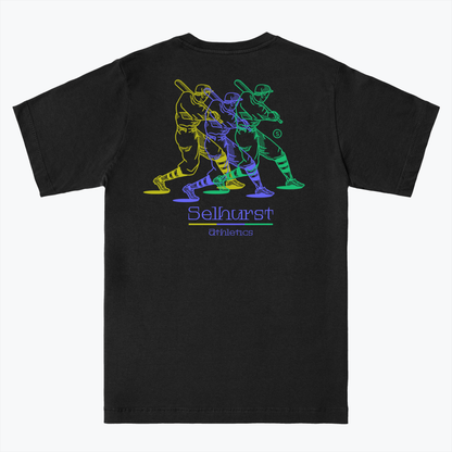  BATTING A BALL T-SHIRT