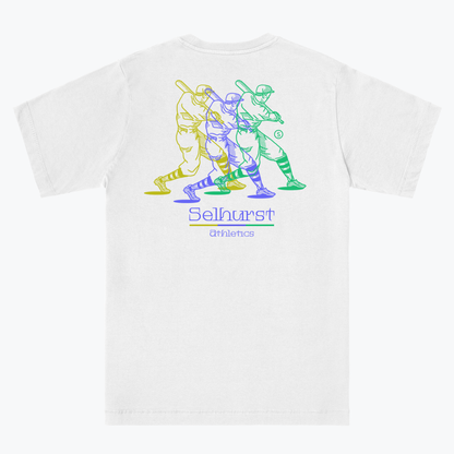  BATTING A BALL T-SHIRT