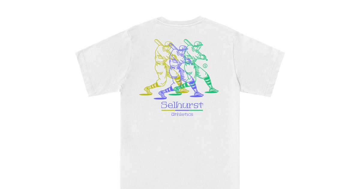  BATTING A BALL T-SHIRT