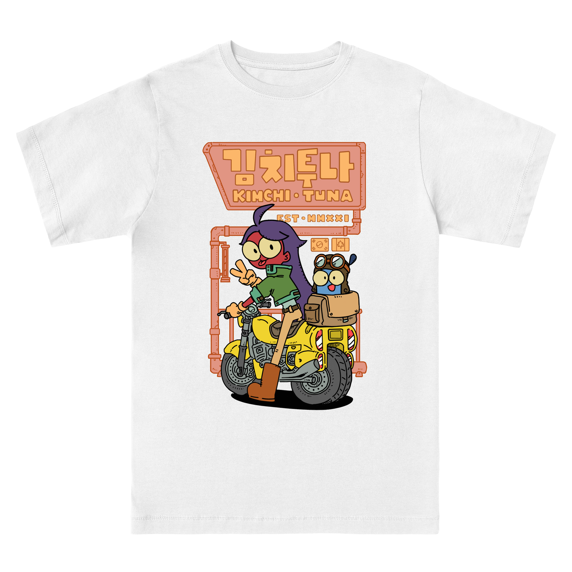  Kimchi + Tuna's First T-Shirt!