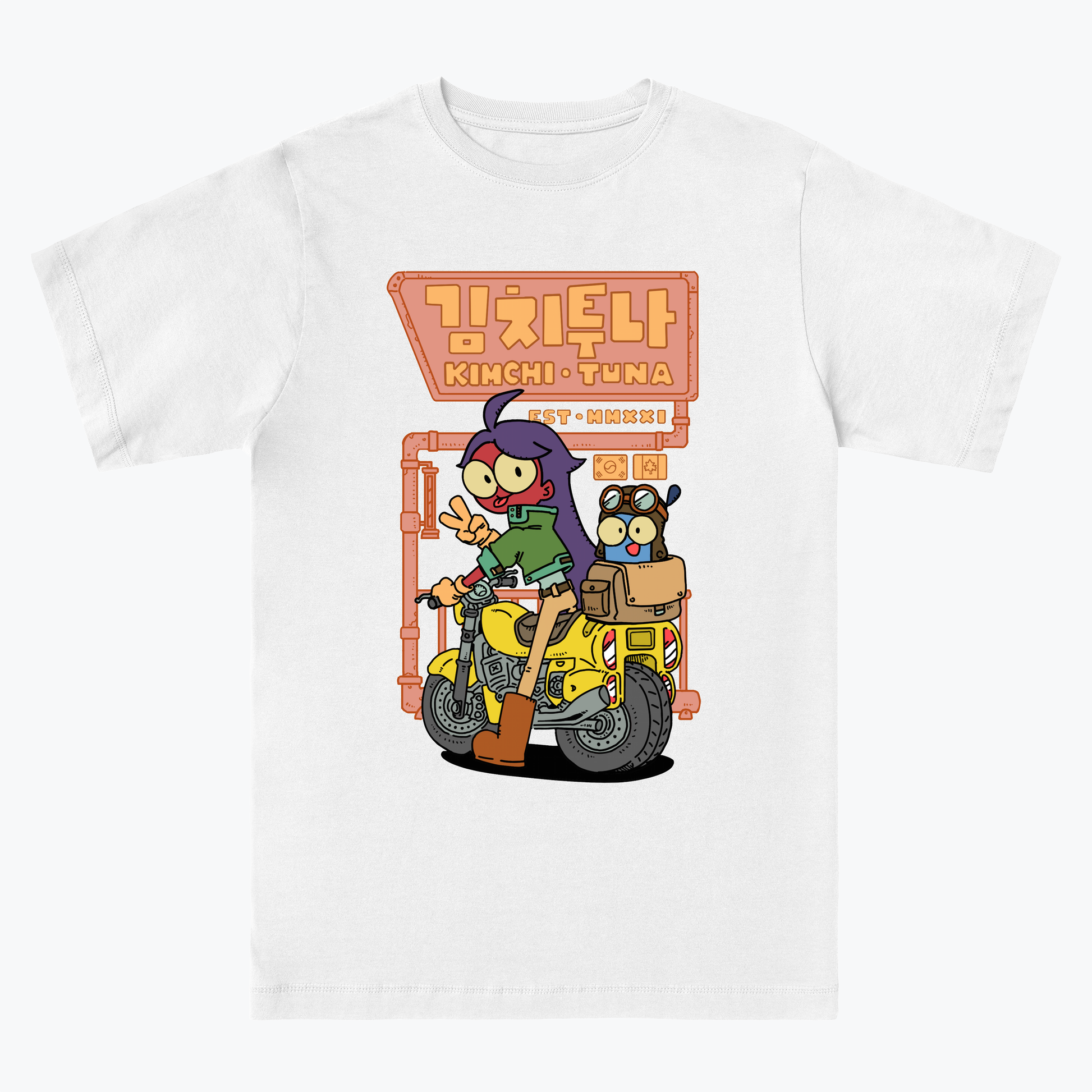  Kimchi + Tuna's First T-Shirt!