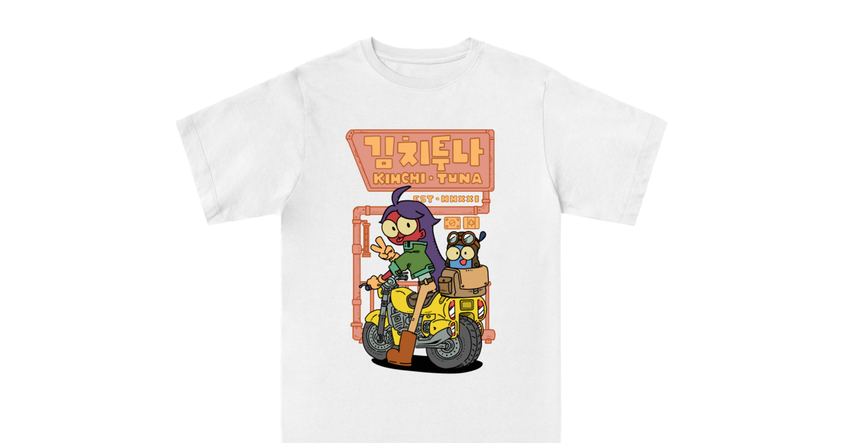  Kimchi + Tuna's First T-Shirt!